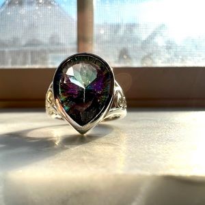 Sterling Silver Mystic Topaz Ring